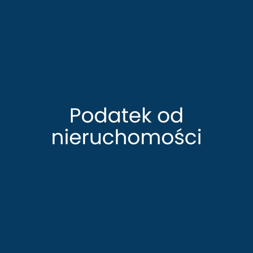 Podatek od nieruchomości