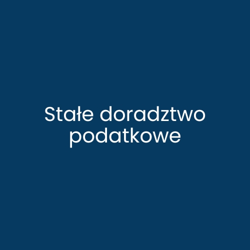 Stałe doradztwo podatkowe