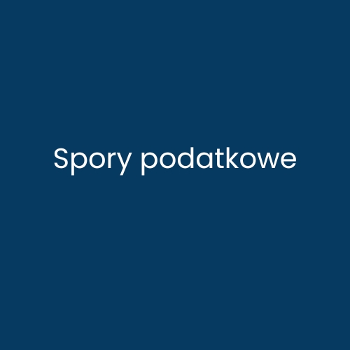spory podatkowe